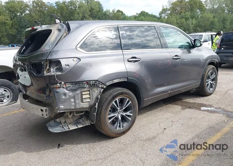 2018 Toyota Highlander Le Plus из США, поврежденный, VIN 5TDBZRFH0JS842495